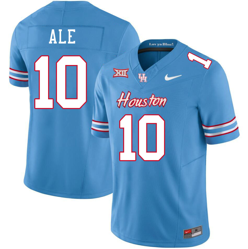 Ui Ale Houston Jersey,Houston Cougars #10 Ui Ale Jersey Youth College Uniforms-Oilers